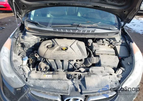 2013 Hyundai Elantra Limited z USA, uszkodzony, nr VIN 5NPDH4AE3DH449287